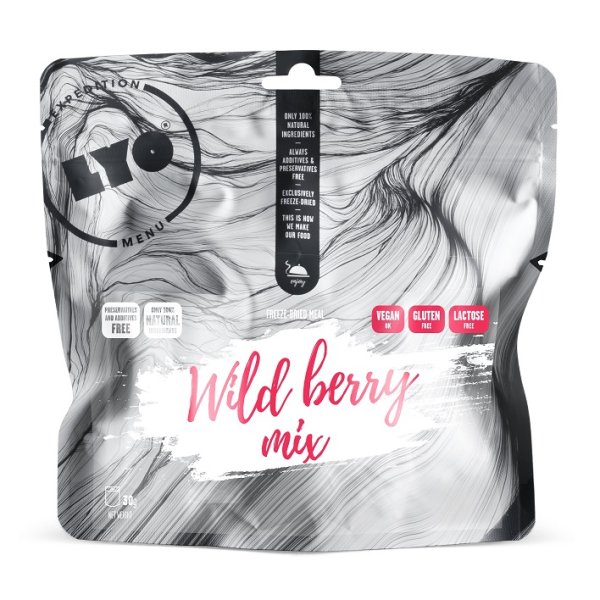 LyoFood | Wild berry mix | Frysetørket mat | 30g