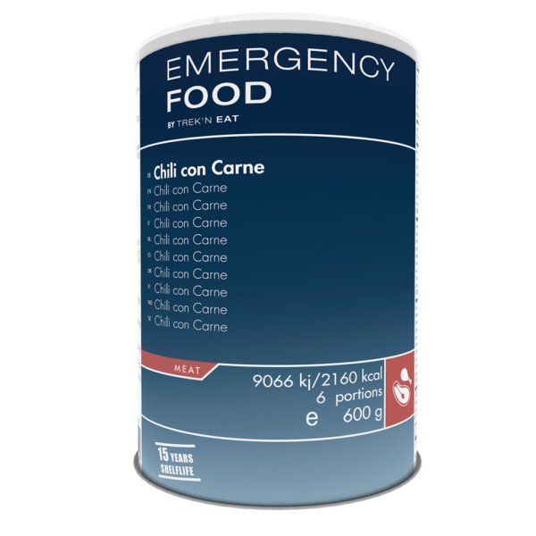 Emergency Food | Chilli con Carne | Frysetørket mat | 600g