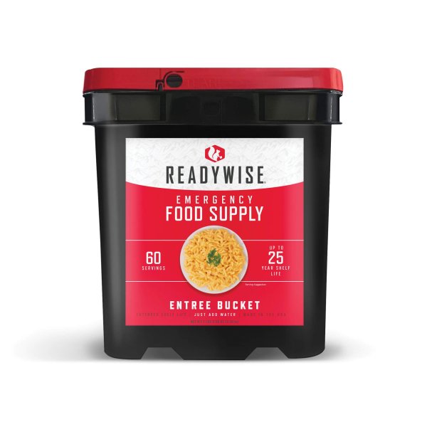 ReadyWise Entree Bucket | Frysetørket mat | Måltidspakke | 3360 g
