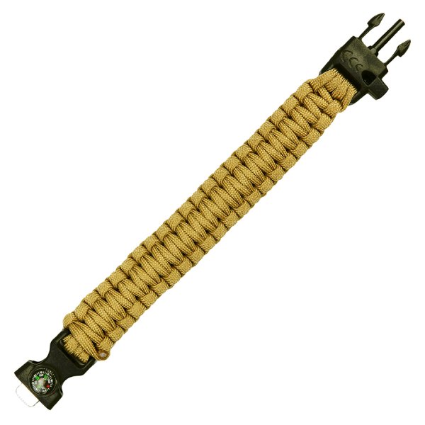 Paracord overlevelseskompass 8 tommer Coyote