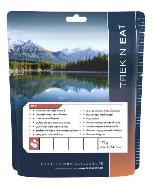 Trek`n Eat | Gourmet Forest Stew med kjøtt | Frysetørket mat | 170g
