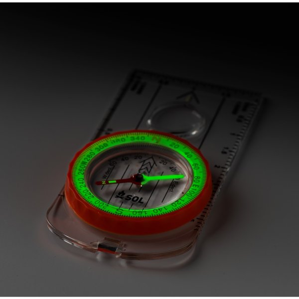 SOL Deluxe Map Compass