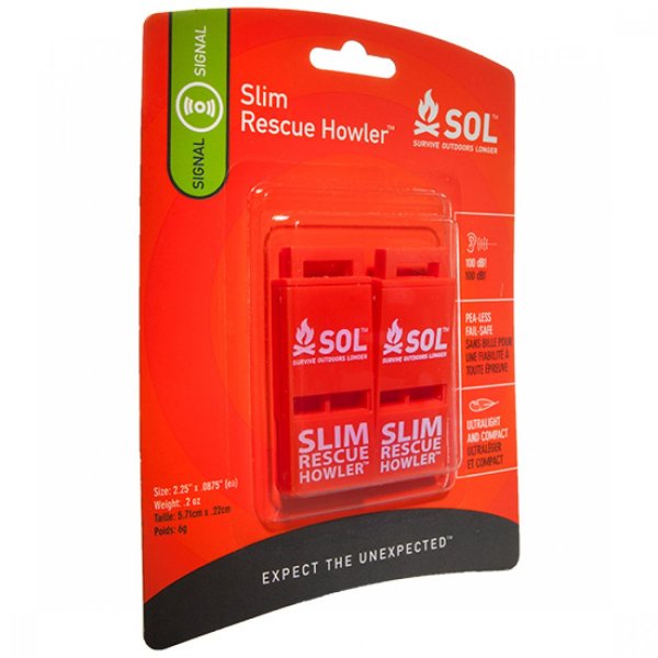 SOL Slim Rescue Howler-fløyte
