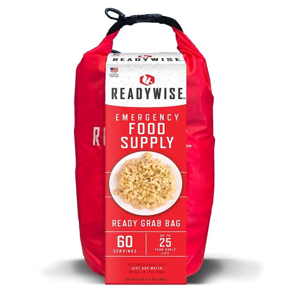ReadyWise 60 Serving Drybag | Frysetørket mat | Måltidspakke | 3360 g
