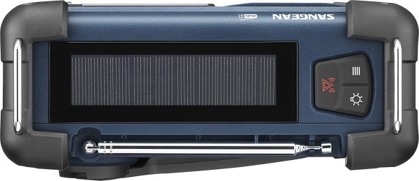 Sangean MMR99 DAB Blue | Solceller | Powerbank 2600 mAh | Nødradio