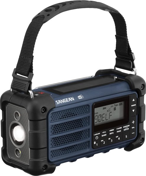 Sangean MMR99 DAB Blue | Solceller | Powerbank 2600 mAh | Nødradio