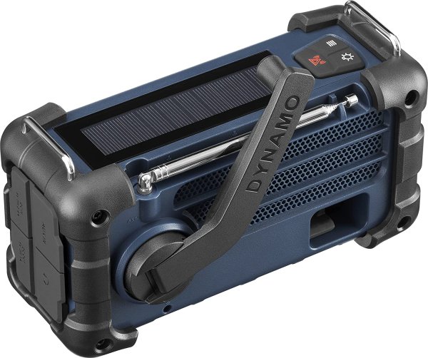 Sangean MMR99 DAB Blue | Solceller | Powerbank 2600 mAh | Nødradio