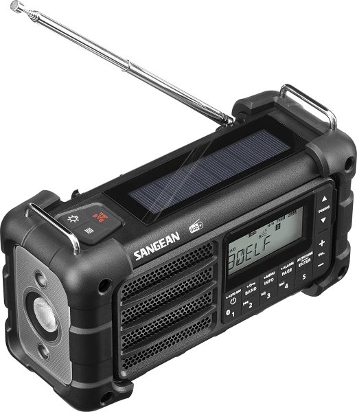 MMR99 DAB Black | Solceller | Powerbank 2600 mAh | Nødradio