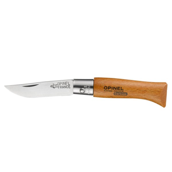 Opinel No 03 foldekniv i karbonstål