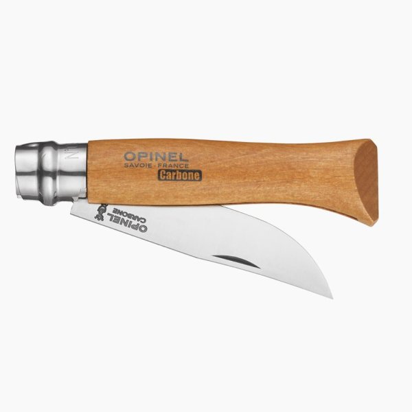 Opinel No 09 foldekniv i karbonstål