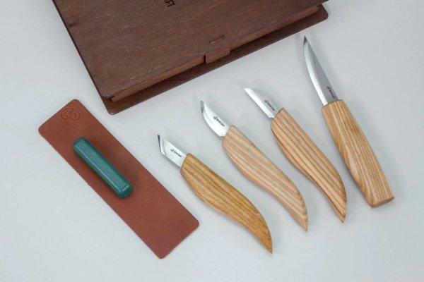 BeaverCraft Treskjærerknivsett S07 Bok