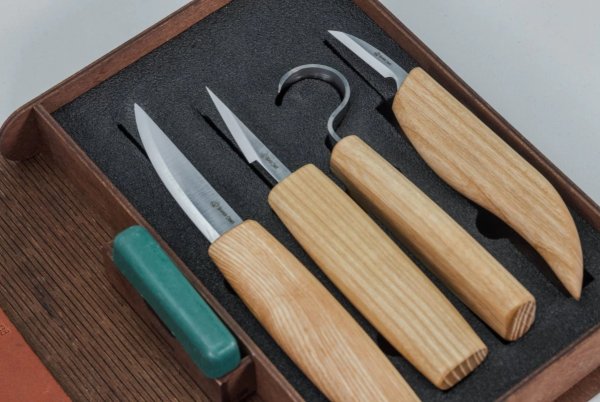 BeaverCraft Treskjærerknivsett S09 Bok