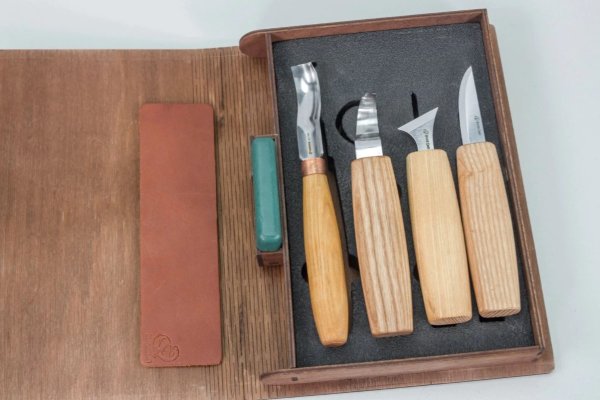BeaverCraft Treskjærerknivsett S19 Bok