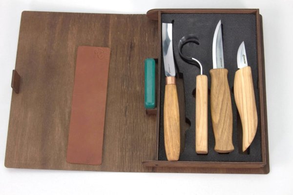 BeaverCraft Treskjærerknivsett S43 Bok