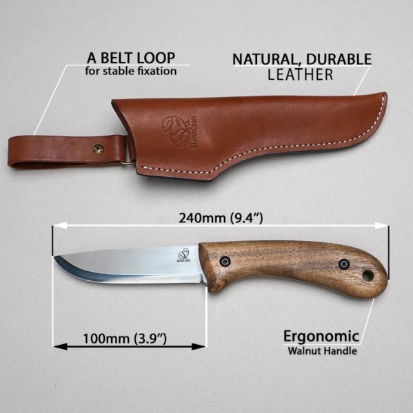 BeaverCraft Bushcraft-kniv BSH2