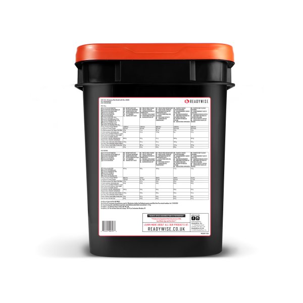 ReadyWise 80 porsjoner kjøtt- og risbøtte | Frysetørket mat | 1730g