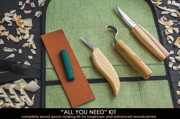BeaverCraft Treskjærerknivsett S13