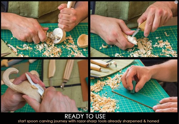 BeaverCraft Treskjærerknivsett S13