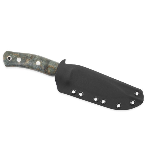 Casström No.10 Swedish Forest Knife, Stabilisert masurhav, Rustfritt stål, Kydex