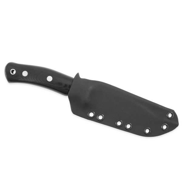 Casström No.10 Swedish Forest Knife, svart micarta, rustfritt stål, Kydex