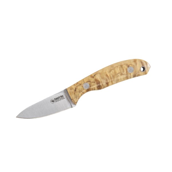 Casström Safari Mini Hunter, stabilisert masurbjørk, Kydex