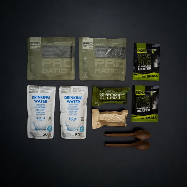 Pro Ration | Emergency Food/Water Pack Menu V | MRE | 2200g