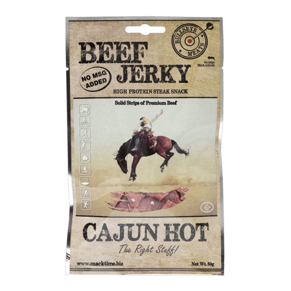 Beef Jerky Snacks Cajun Hot 50g | 50g