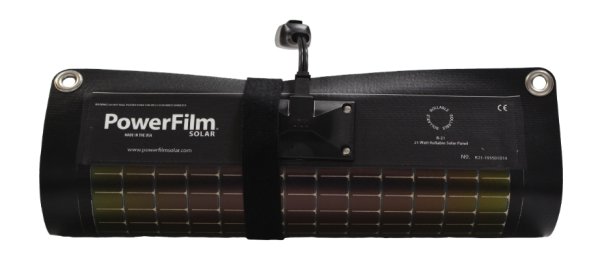 PowerFilm Solar 21W sammenrullbart solcellepanel (R-21)