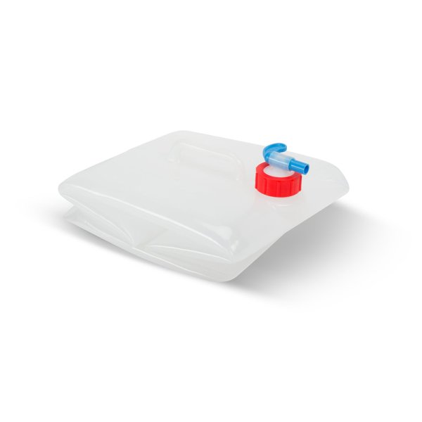 Sammenleggbar vannbeholder for langtidsoppbevaring