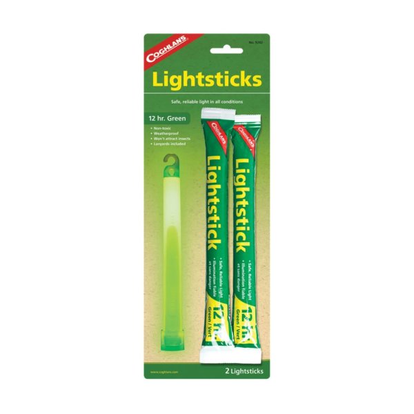 Coghlan's Glow Sticks Green 2 stk