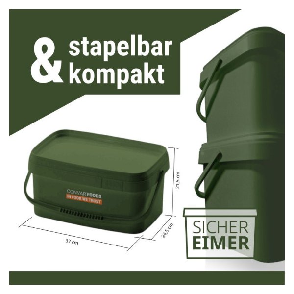 Convar Emergency Food | Økologisk melkepulver | Bulkpakke | Lang holdbarhet | 4500 g
