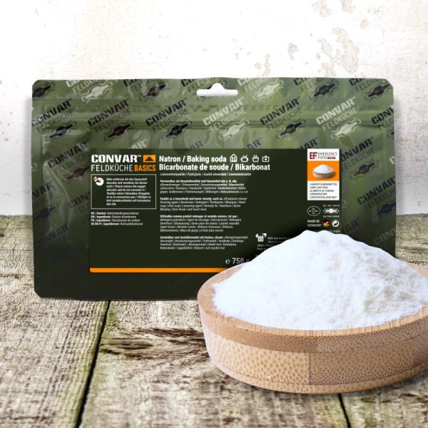 Convar Emergency Food | Basic Baking Powder Frysetørket mat | 750g