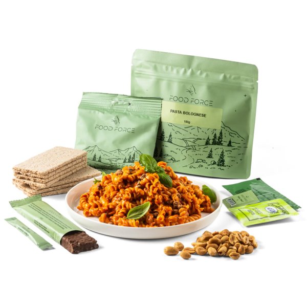 Food Force | Pasta bolognese Hovedrett | Frysetørket mat | 307 g