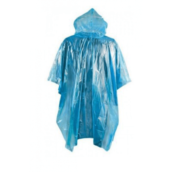 Nødponcho Blå