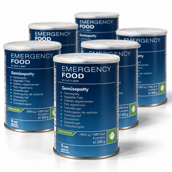 Katadyn Emergency Food | Frysetørket mat | Vegetarisk | Måltidspakke | 3800g