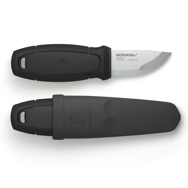 Morakniv Eldris med ildstarter-sett Svart | Rustfritt stål