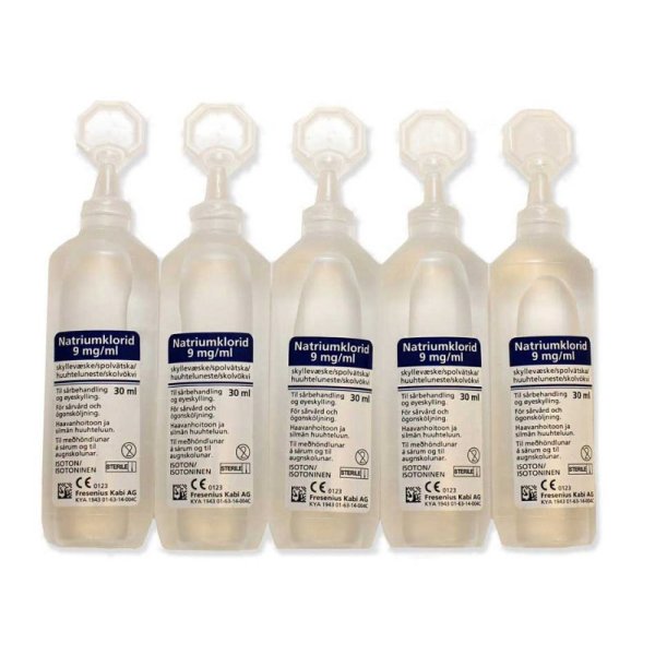 Natriumklorid 30 ml | 5-pakning