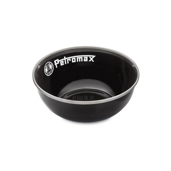 Petromax emaljeskåler 600 ml 2 stk svart