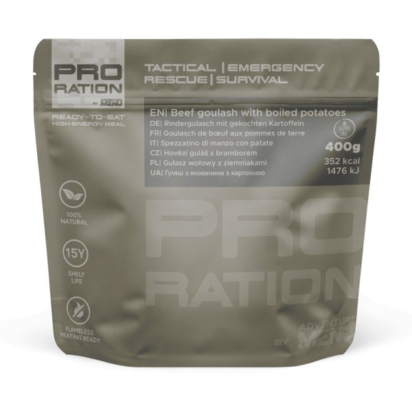 Pro Ration | Beef Goulash With Boiled Potatoes | MRE | 400g