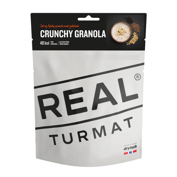 Real Turmat | Crunchy Granola | Frysetørket mat | 120 g