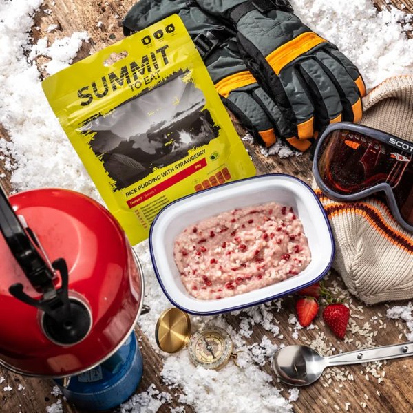 Summit To Eat Rice Pudding with Strawberry | Frysetørket mat | 90g