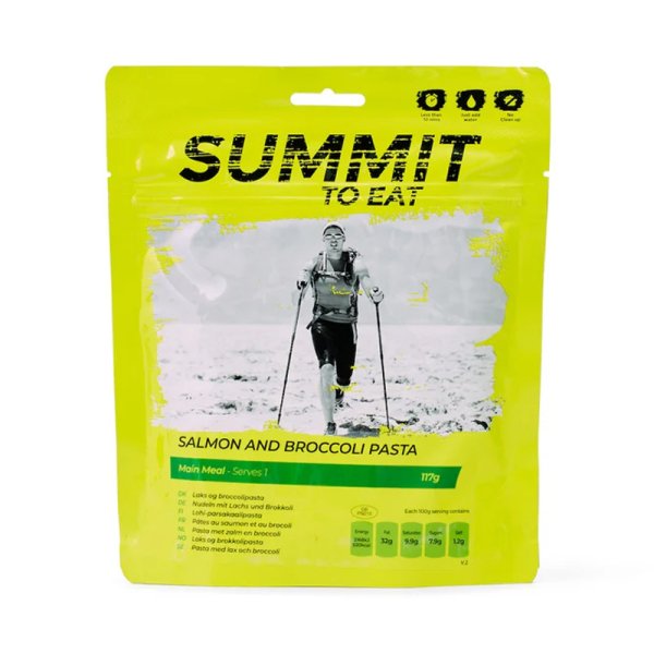 Summit To Eat | Pasta med laks og brokkoli | Frysetørket mat | 117 g