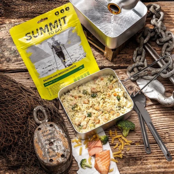 Summit To Eat | Pasta med laks og brokkoli | Frysetørket mat | 117 g