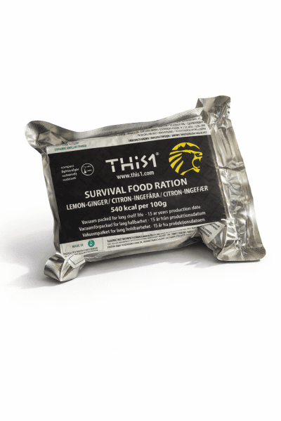This-1 | Survival Bar | Sitron-ingefær | Lang holdbarhet | 100 g