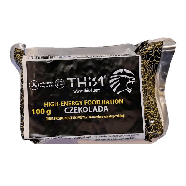 This-1 | Survival Bar | Sjokolade 100 g | Lang holdbarhet | 100g