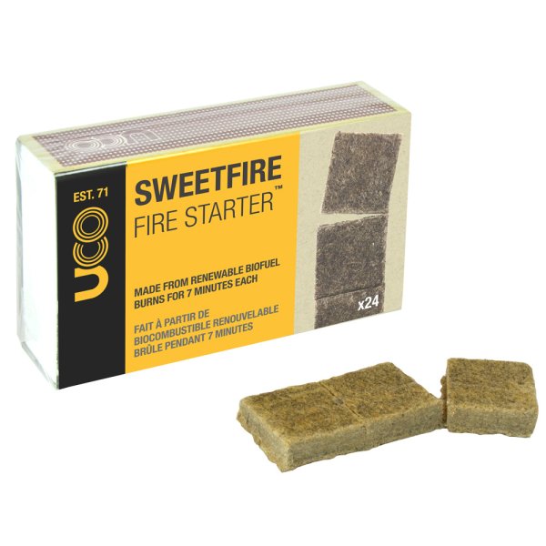 UCO Sweetfire Tinder Tabs 24-pakning